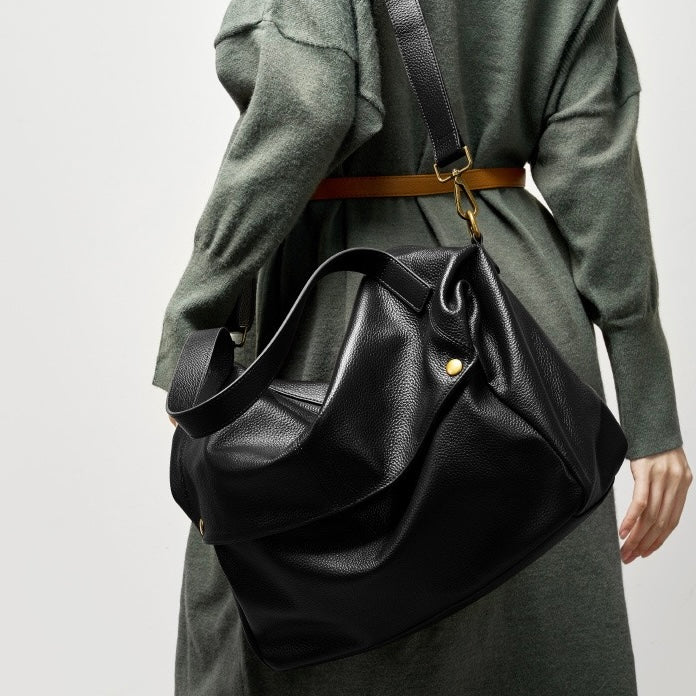 Minimalist Leather Tote Bag