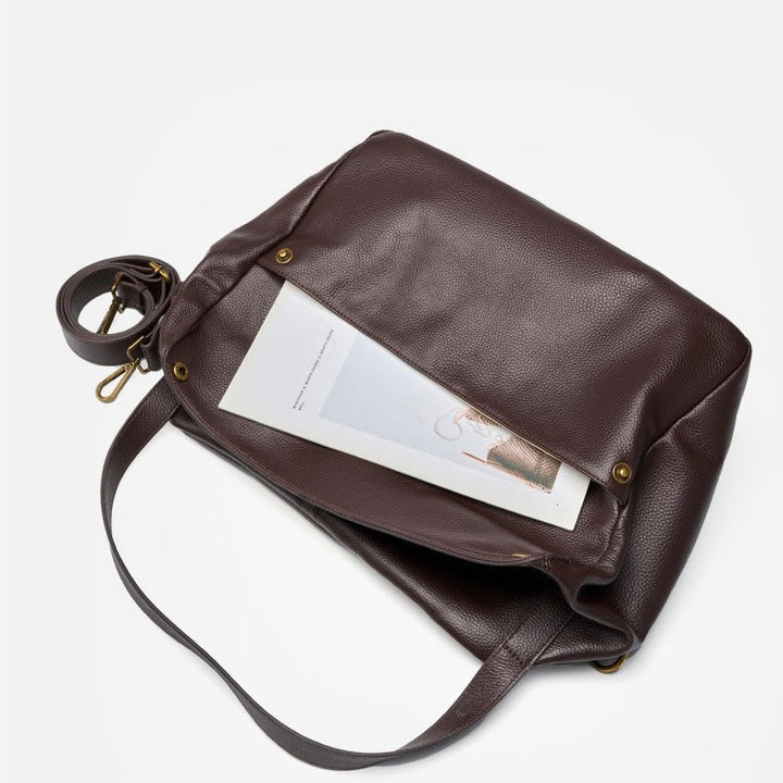 Minimalist Leather Tote Bag
