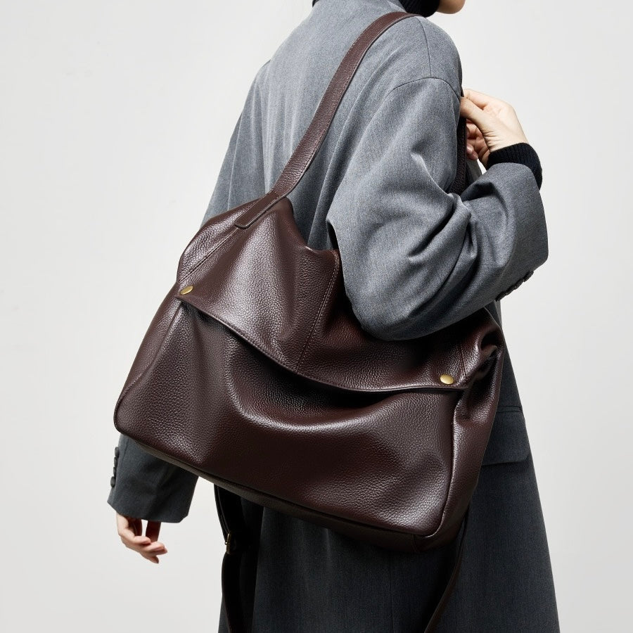 Minimalist Leather Tote Bag