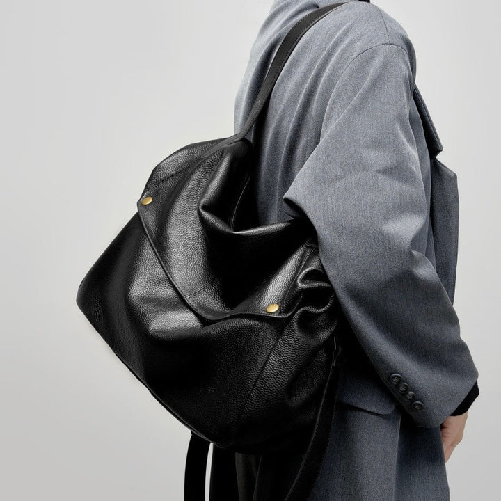 Minimalist Leather Tote Bag