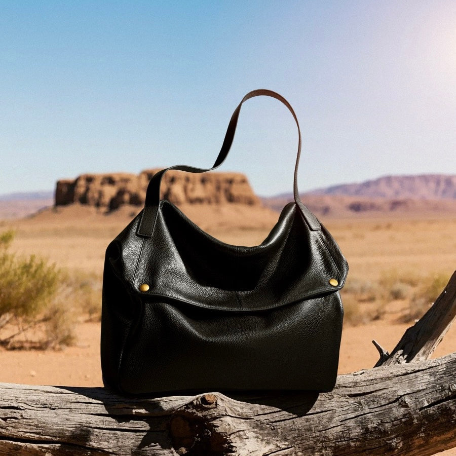 Minimalist Leather Tote Bag