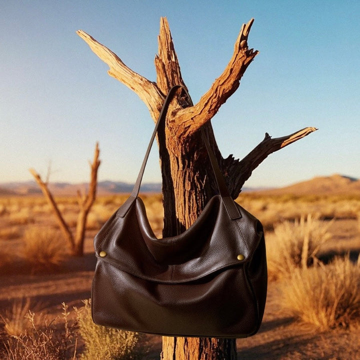 Minimalist Leather Tote Bag