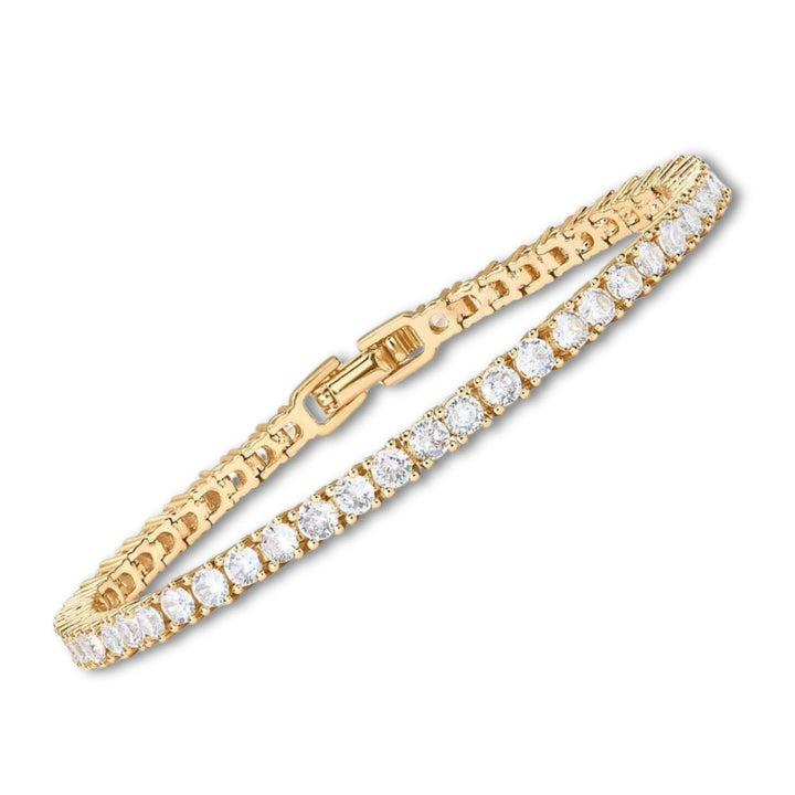 Venetia | Gold Moissanite Tennis Bracelet