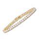 Venetia | Gold Moissanite Tennis Bracelet
