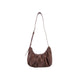 Croissant Shaped Faux Leather Sling Bag