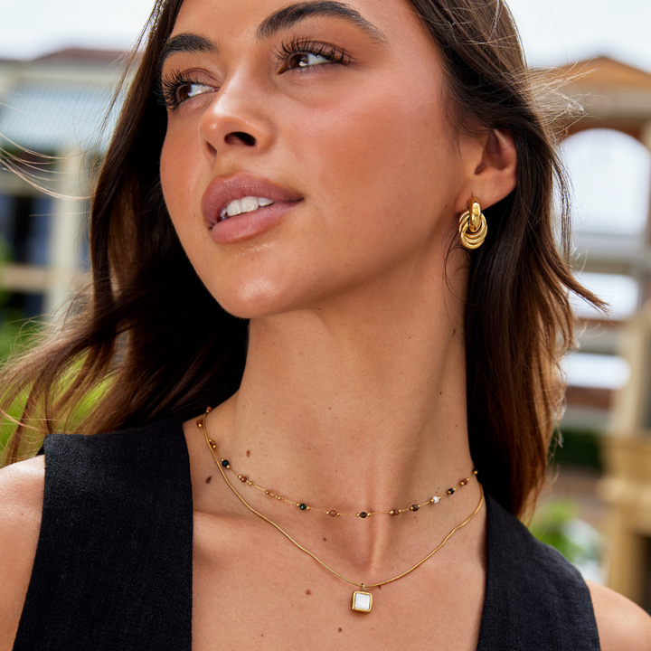 Mia | Minimalist Stone Necklace