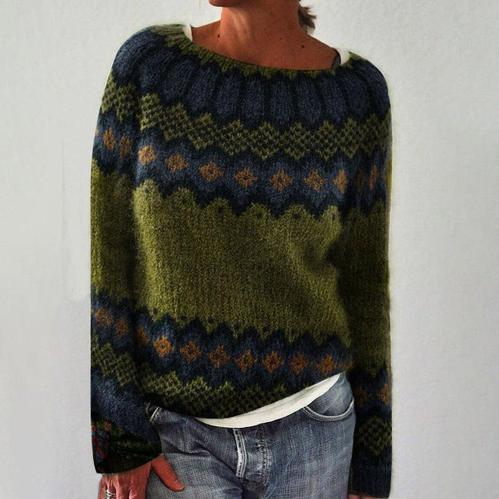 Womens Casual Fit Autumn Knitted Sweater