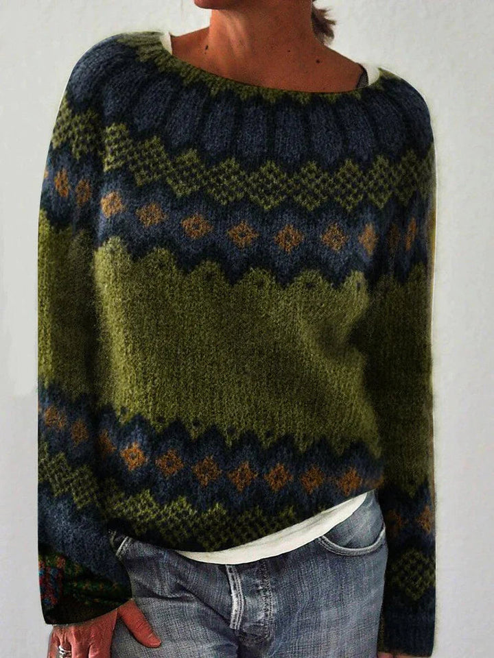 Womens Casual Fit Autumn Knitted Sweater