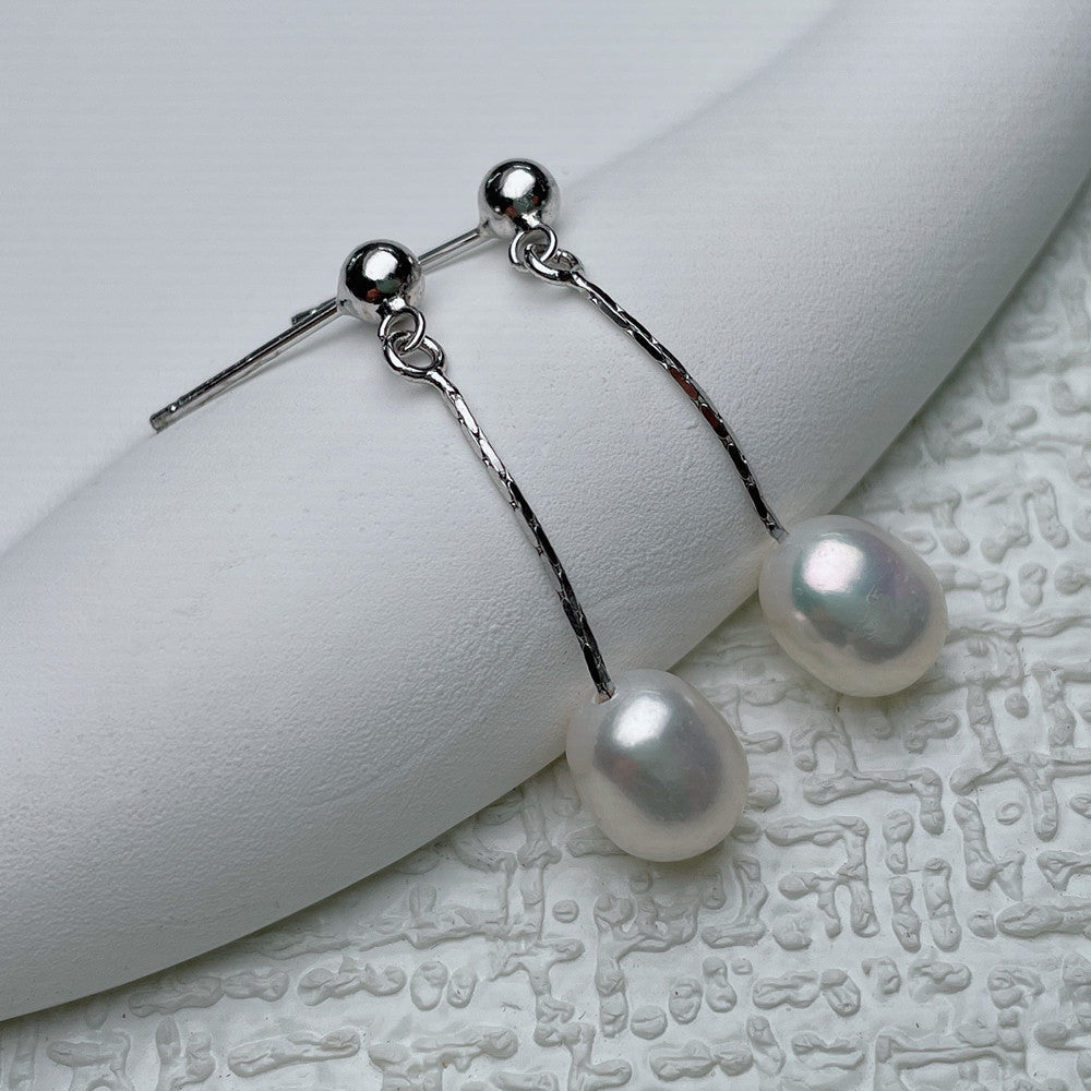 Elena | Elegant Pearl Earrings