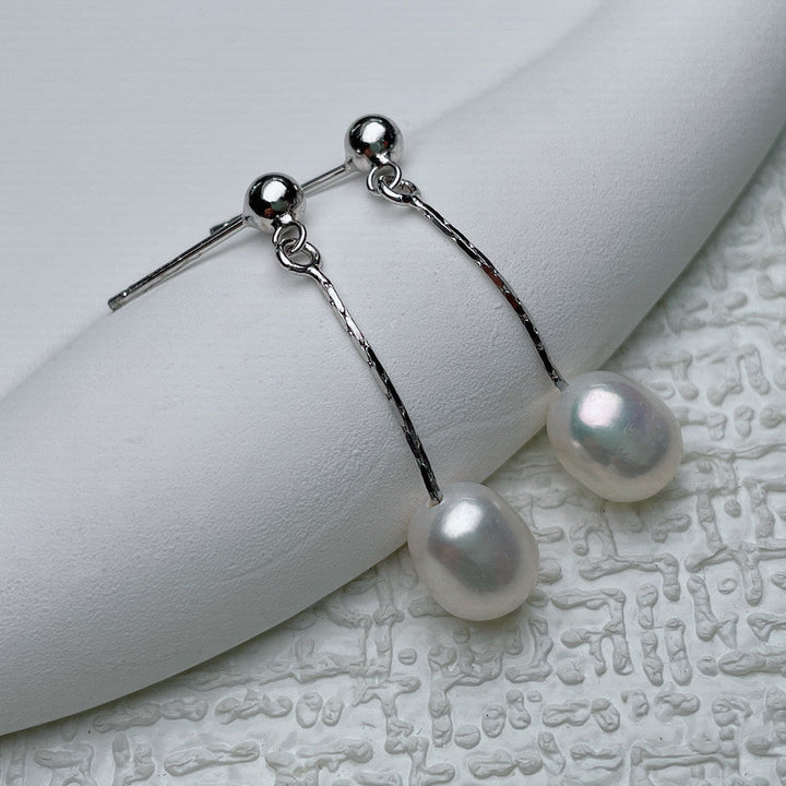 Elena | Elegant Pearl Earrings