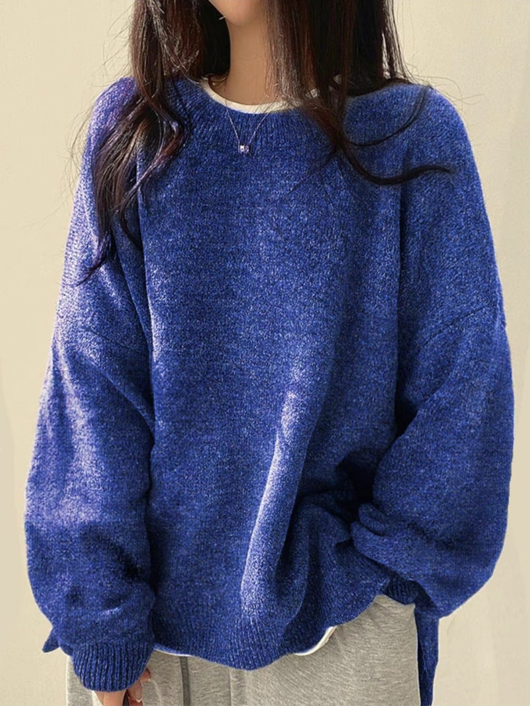 Womens Knitted Oversized Jumper