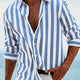 Odette | Striped Cotton Blouse