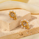 Ingrid | Refined Gold and Pearl Earrings