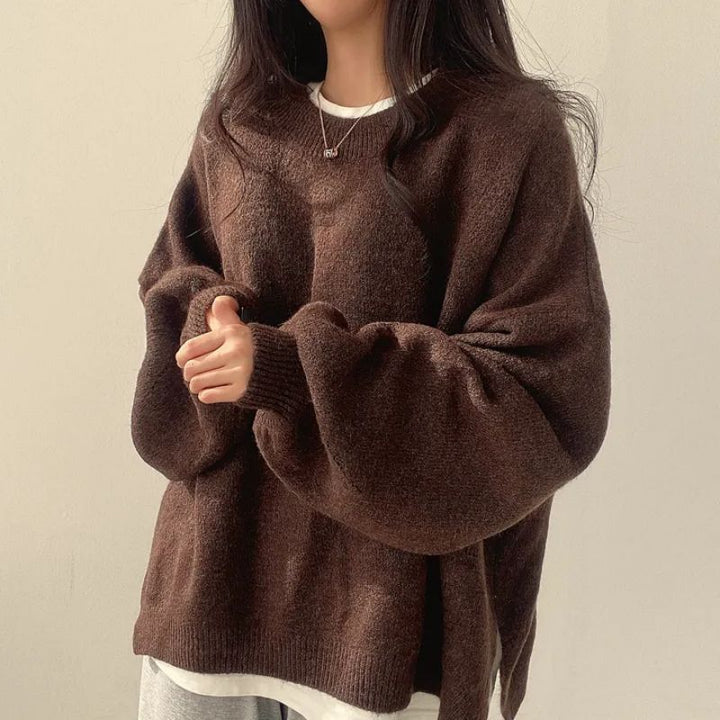 Womens Knitted Oversized Jumper