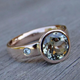 Edwina | Vintage Engraved Ring with Fine Zirconia