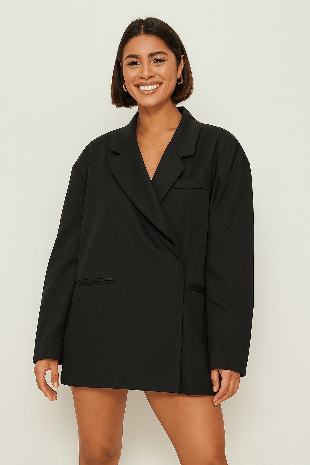 DOROTHY | OPEN-FRONT OVERSIZED BLAZER