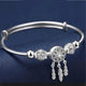 Una | Silver Dreamcatcher Bangle
