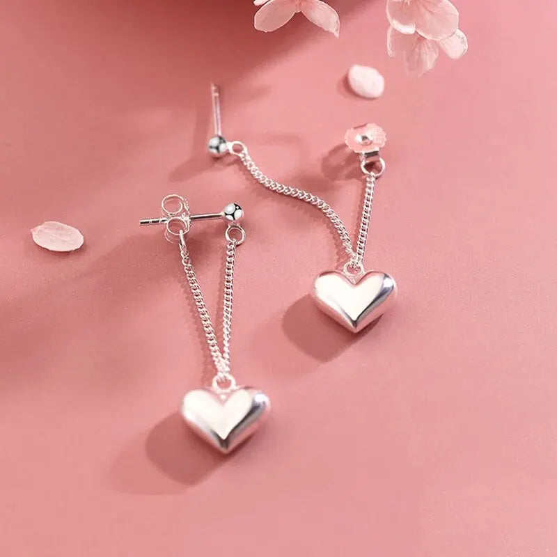 Hester | Vintage Geometric Heart Earrings