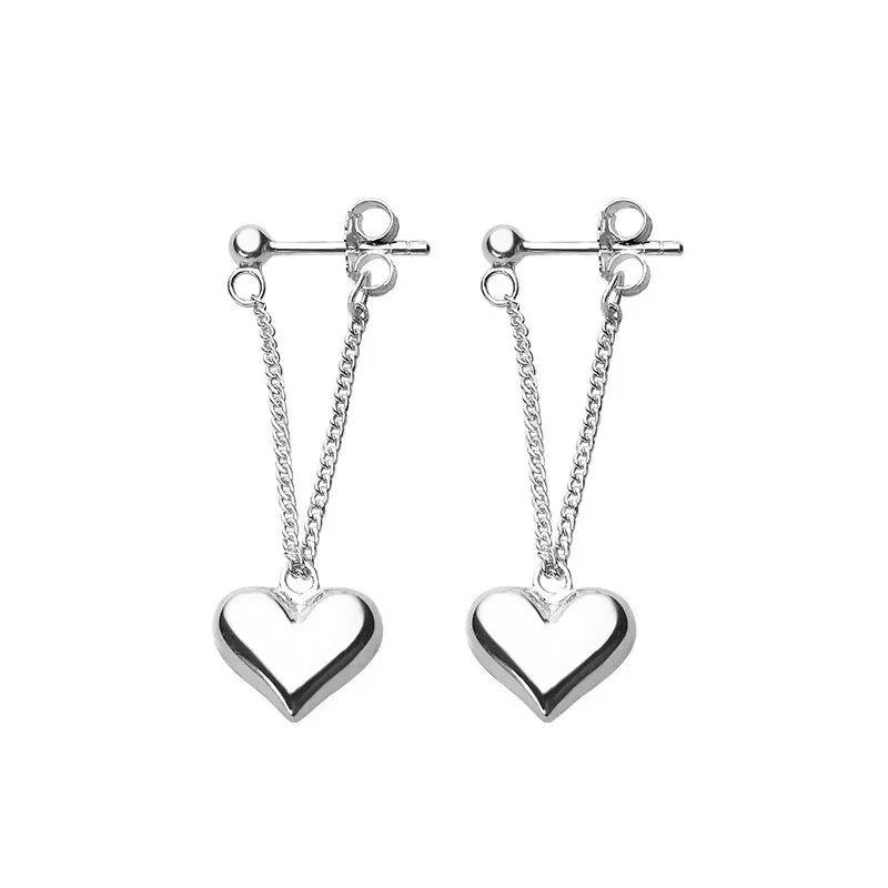 Hester | Vintage Geometric Heart Earrings