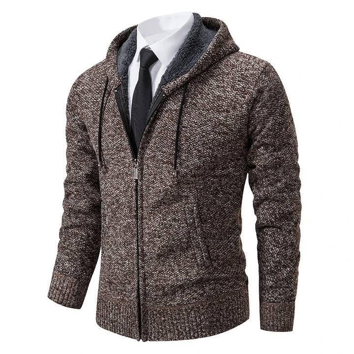 Mens Zip Front Cardigan