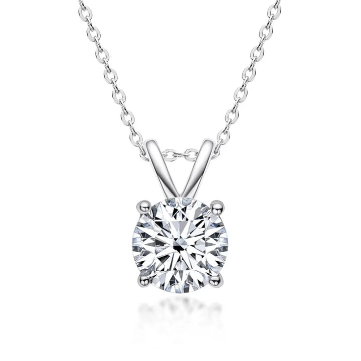 Serena | Sterling Silver Moissanite Necklace