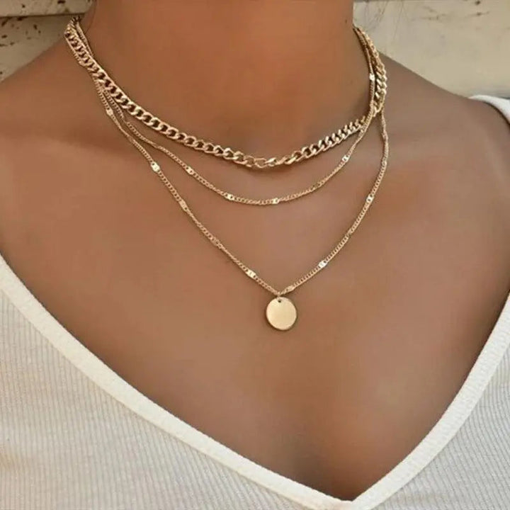 Regina | Gold and Silver Collar Necklace