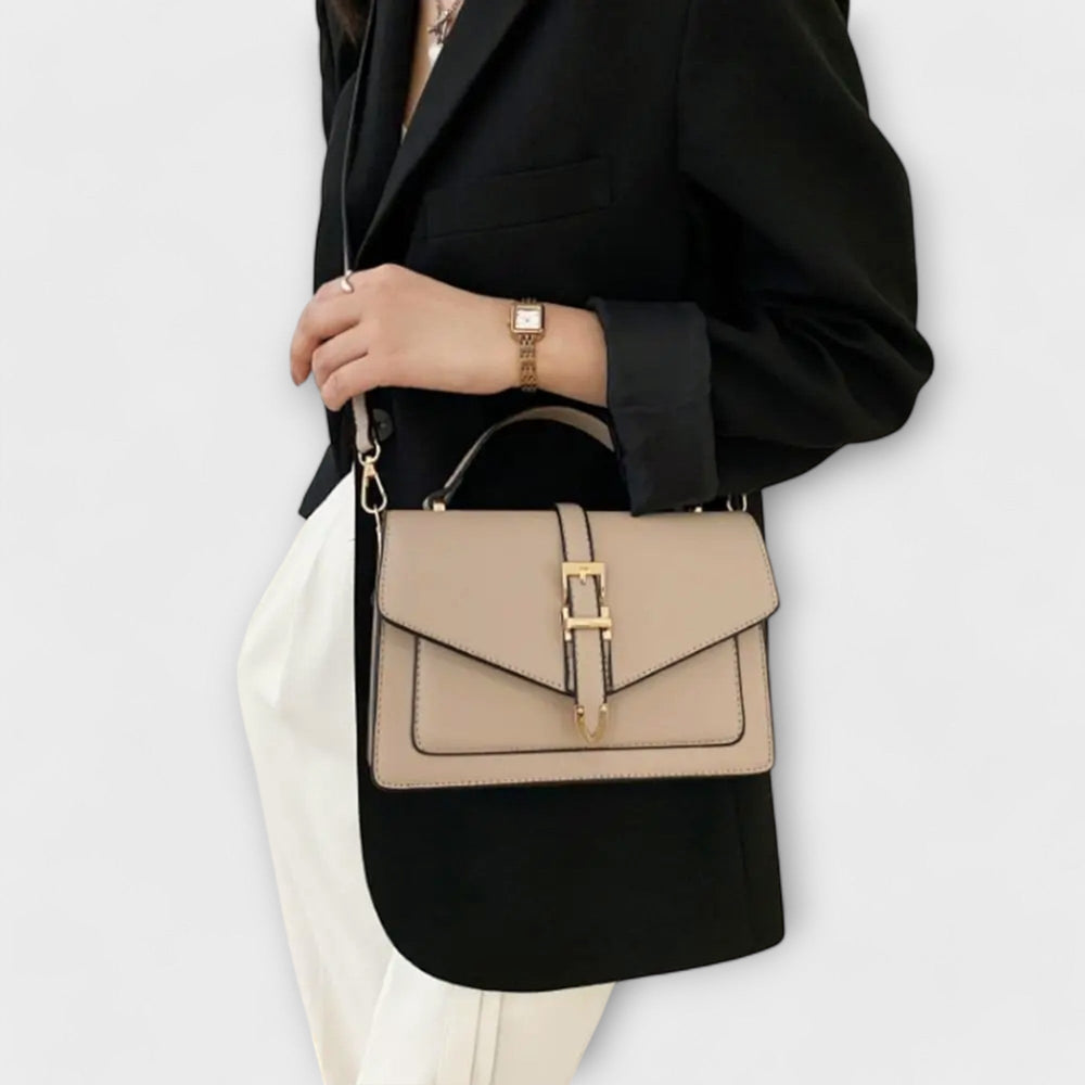 Classic Faux Leather Flap Shoulder Bag
