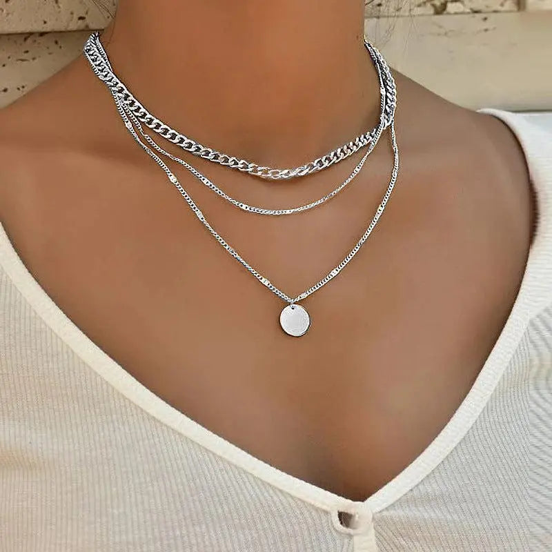 Regina | Gold and Silver Collar Necklace