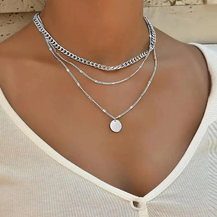 Regina | Gold and Silver Collar Necklace