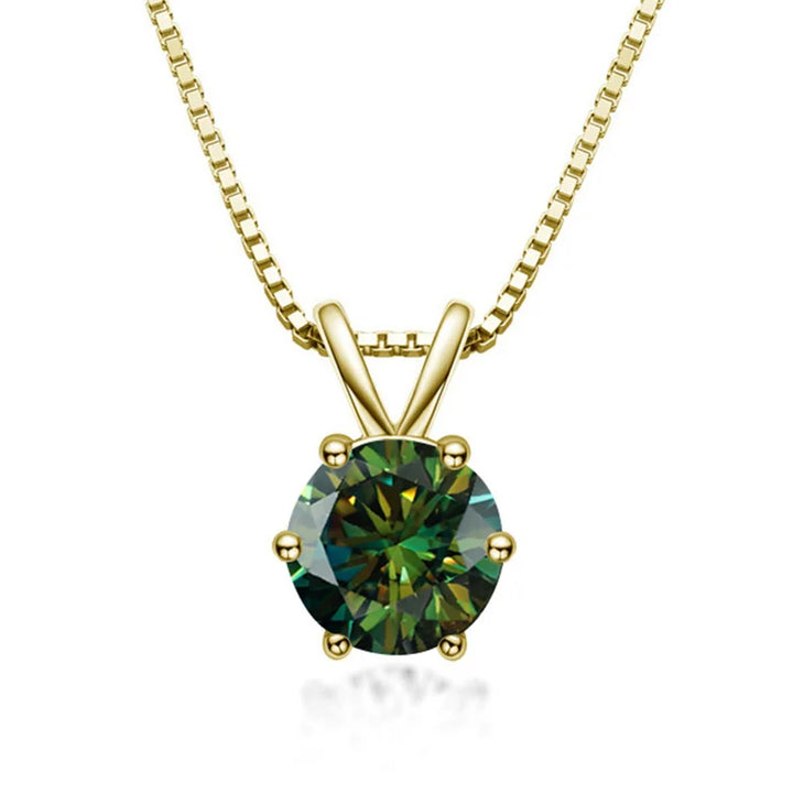 Genevieve | Moissanite Solitaire Necklace