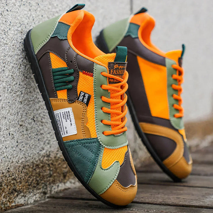 ALASTAIR | RETRO COLOUR-BLOCK TRAINERS