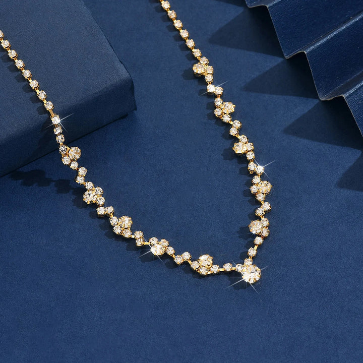Angelica | Wedding Necklace with Diamonds