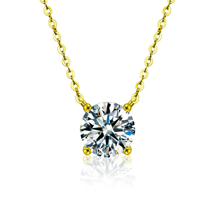 Gilda | Gold-Plated Zirconia Necklace