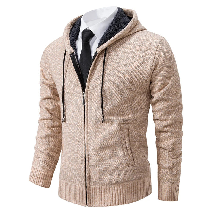 Mens Zip Front Cardigan