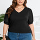 Alana | Sleek V-Neck Blouse
