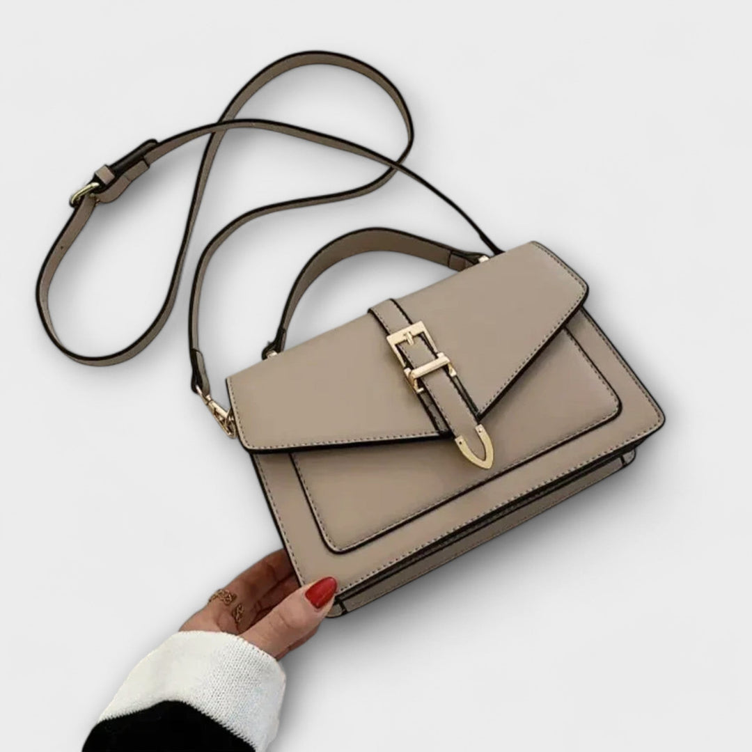 Classic Faux Leather Flap Shoulder Bag