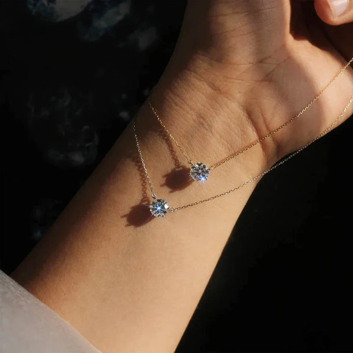 Christina | Crystal Solitaire Pendant