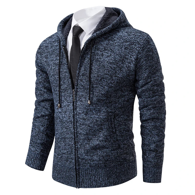 Mens Zip Front Cardigan