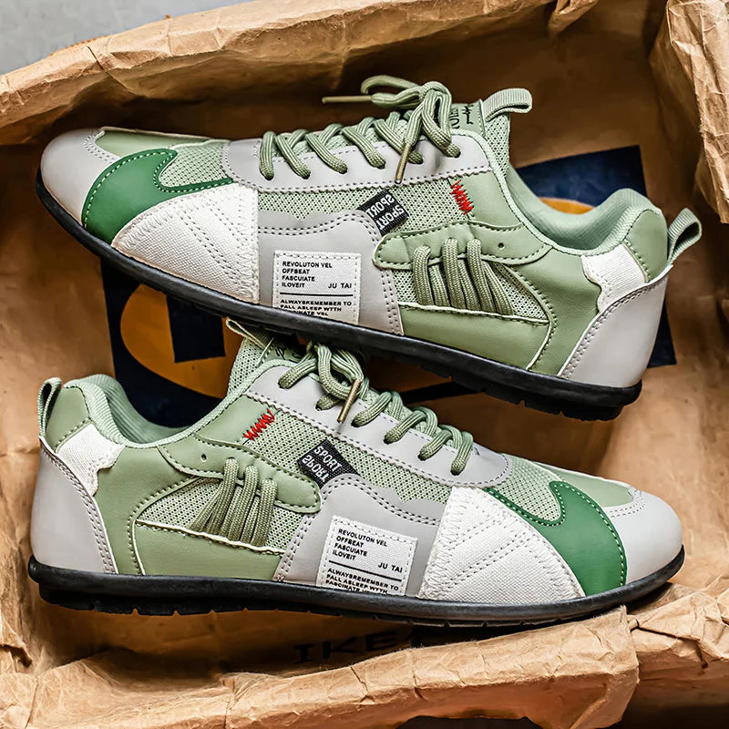 ALASTAIR | RETRO COLOUR-BLOCK TRAINERS