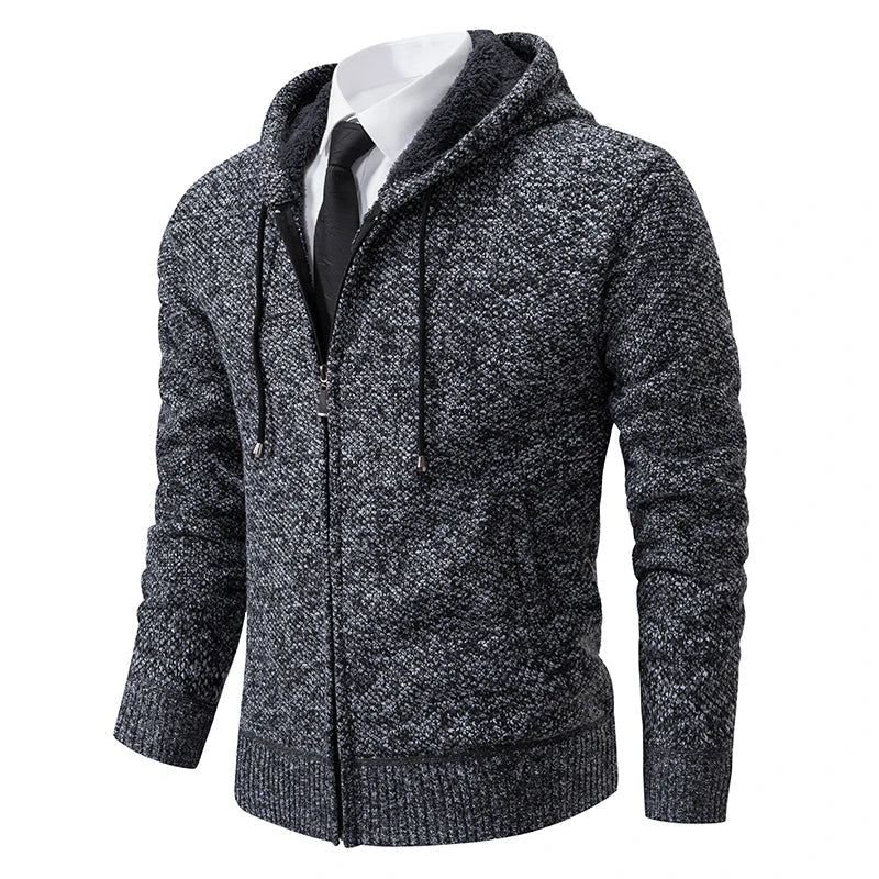 Mens Zip Front Cardigan
