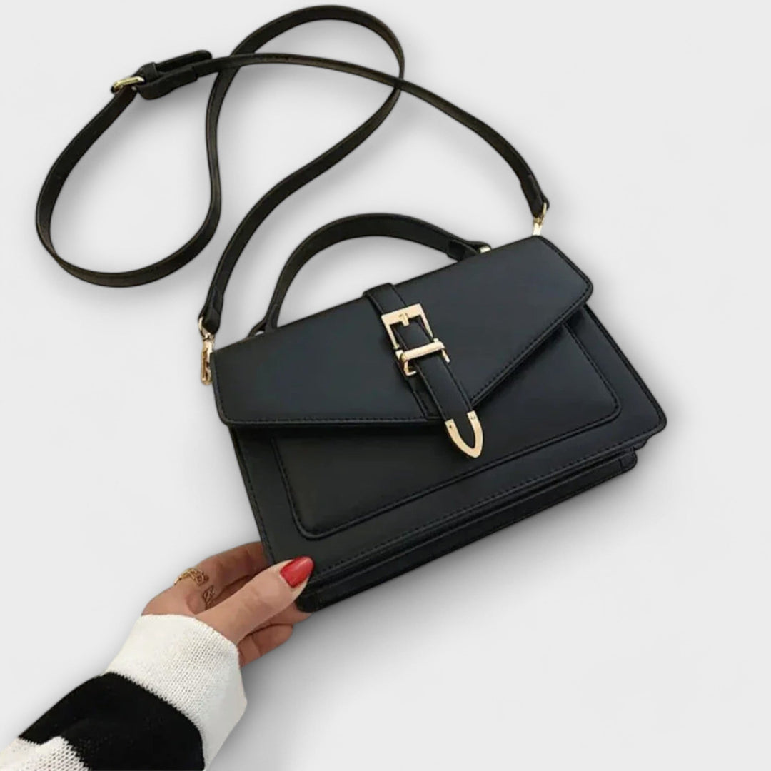 Classic Faux Leather Flap Shoulder Bag