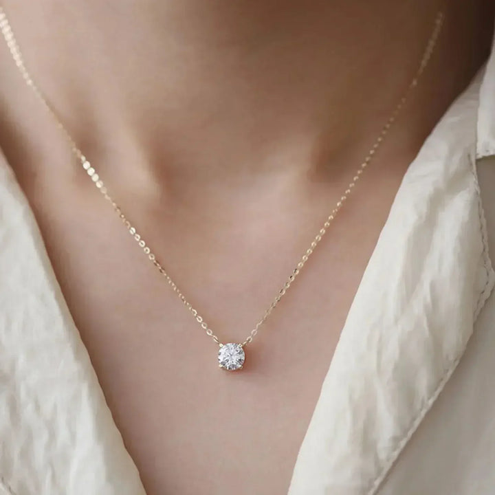 Gilda | Gold-Plated Zirconia Necklace