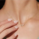 Muriel | Wave Flower Pendant Necklace