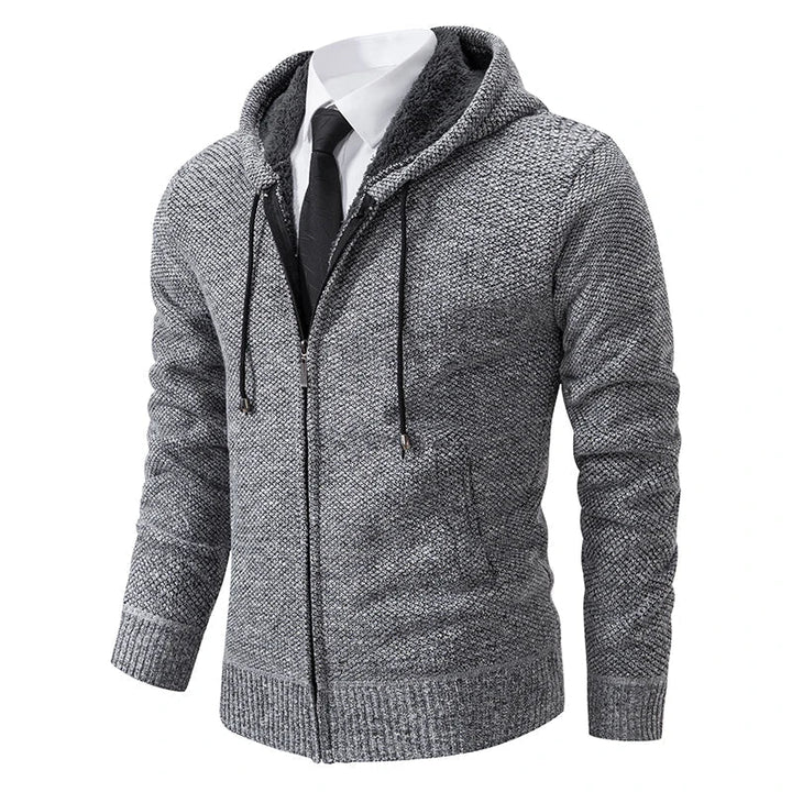 Mens Zip Front Cardigan
