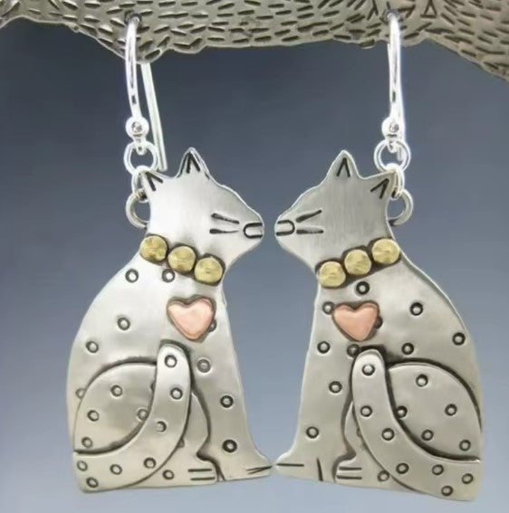 Tabitha | Enchanting Cat Earrings