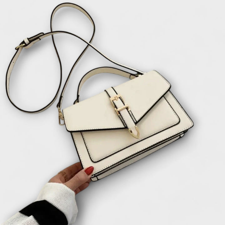 Classic Faux Leather Flap Shoulder Bag