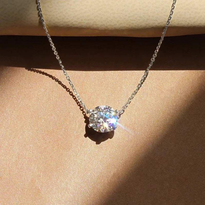 Christina | Crystal Solitaire Pendant