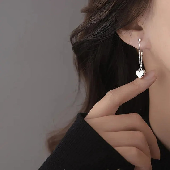 Hester | Vintage Geometric Heart Earrings