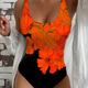 SÍOMHA | ELEGANT FLORAL ONE-PIECE SWIMSUIT