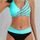 SÍOFRA | WARM-TONE PRINTED BIKINI SET